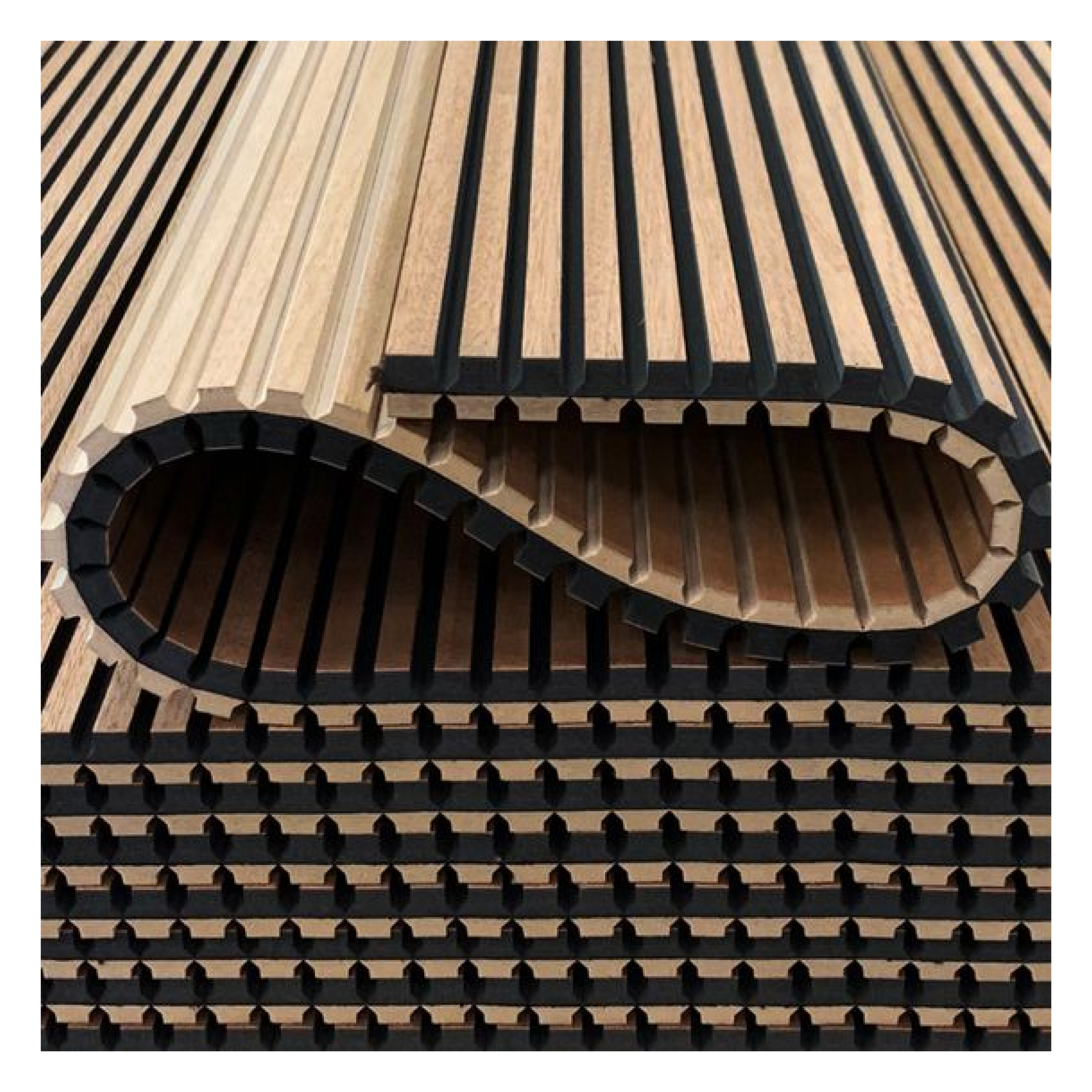MDF Slatted Acoustic Panel