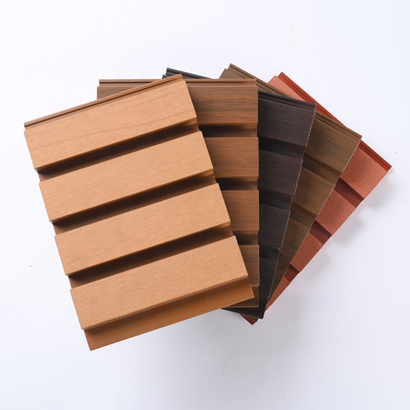 Outdoor Wpc Wall Panels Decofilm Wooden Grain Wpc Wall Panels Cladding