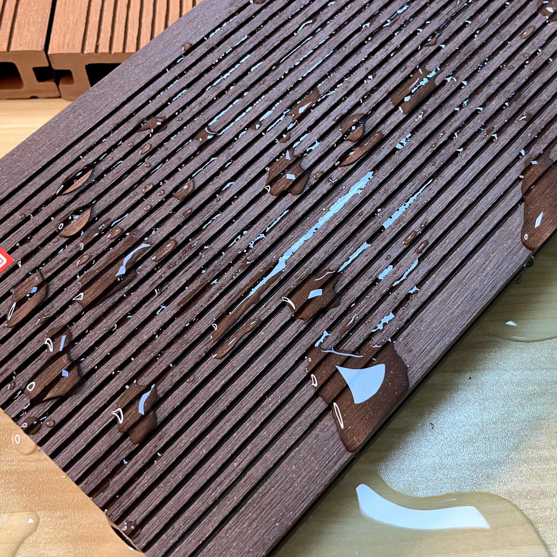 Waterproof and Sun protection Wpc floor Outdoor Wpc Decking